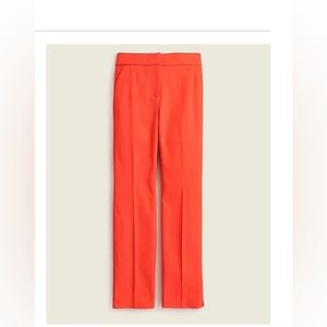 J. crew size 4 Tall new Remi pant in bi-stretch cotton in color grenadine. NWT